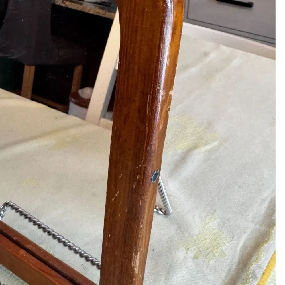 Vintage wooden arch top mirror great small size must see